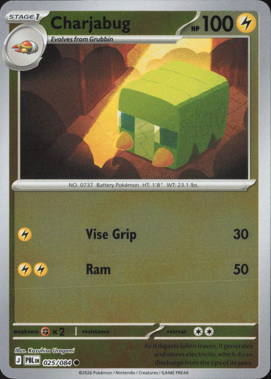 Charjabug Common ME05: Pitch Black 025/084 NM