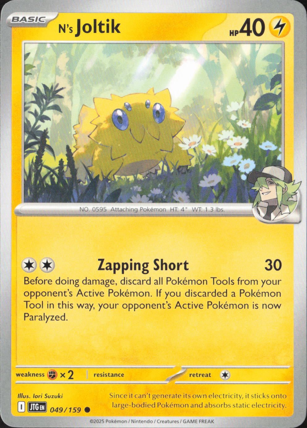 N's Joltik Common SV09: Journey Together 049/159 NM