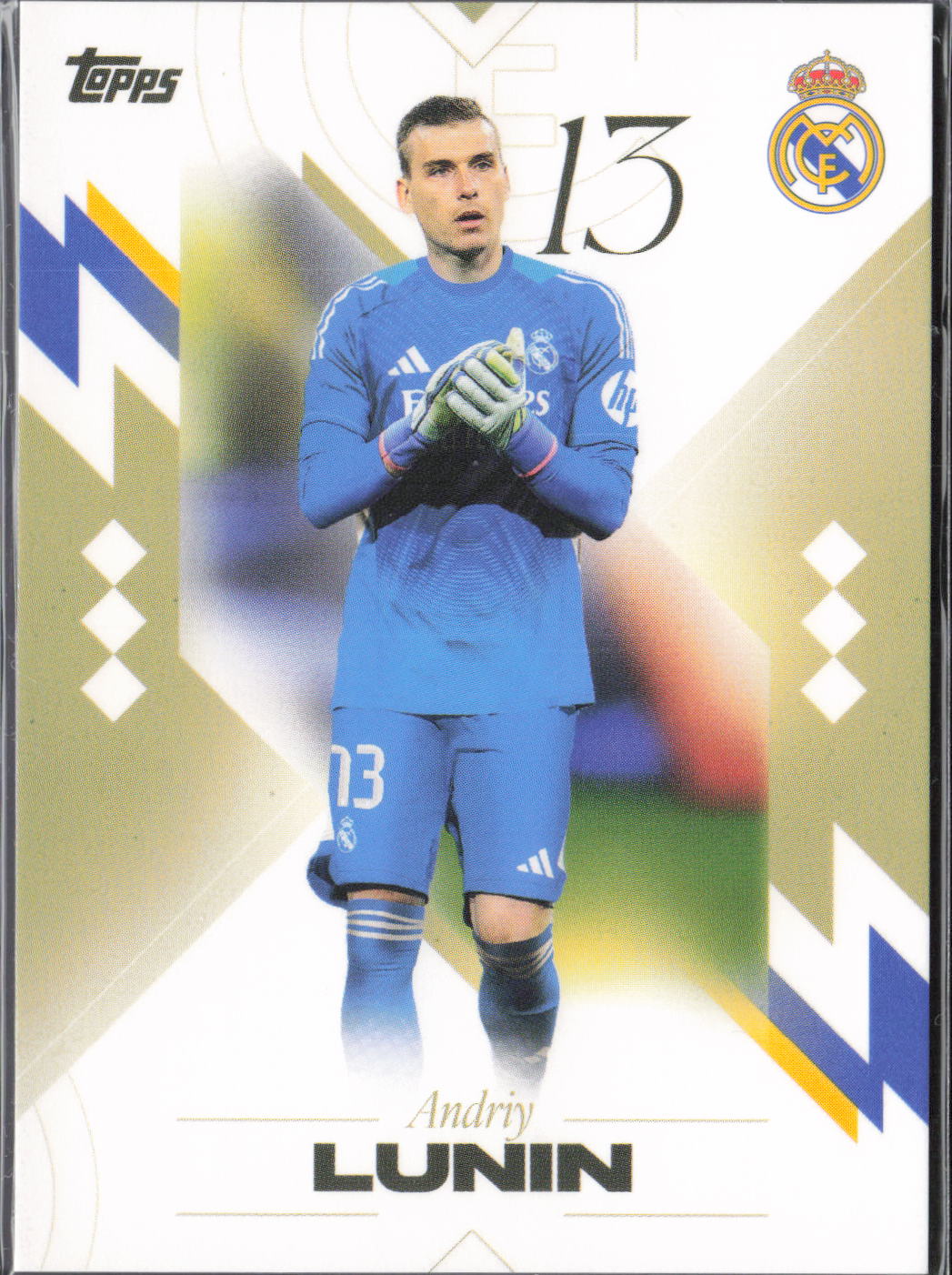 Andriy Lunin Base Topps Real Madrid Team Set 10 NM