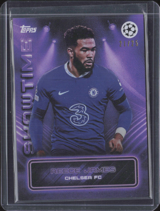 Reece James Base Topps Showtime UEFA Club Competitions /25 NM