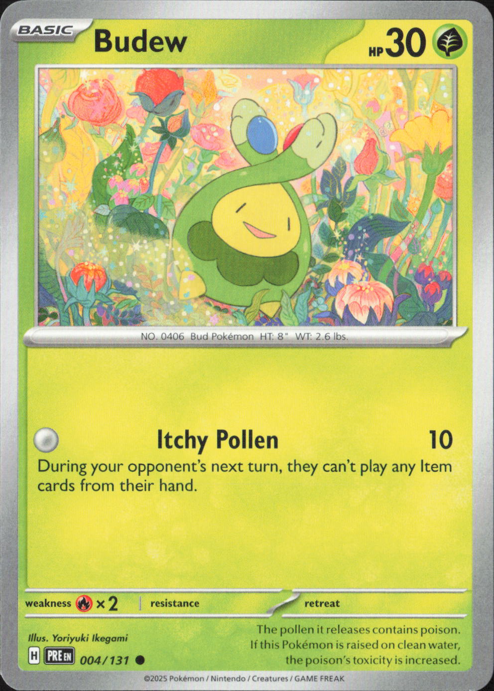 Budew Common SV: Prismatic Evolutions 004/131 NM