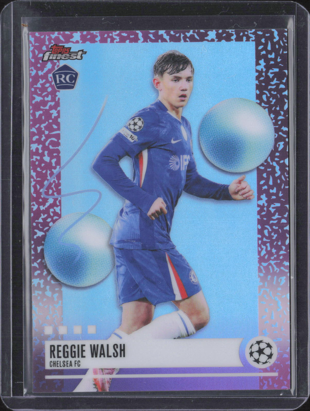 Reggie Walsh Base Finest UEFA Club Competitions 75 NM