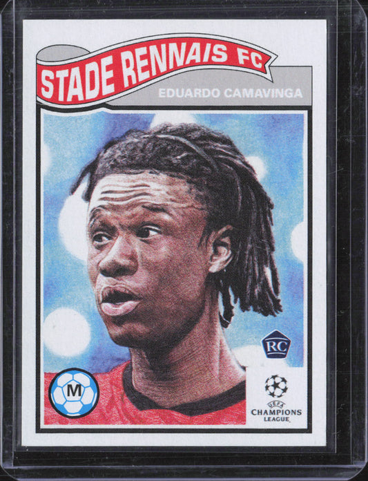 Eduardo Camavinga Base Topps Living UEFA Champions League 240 NM