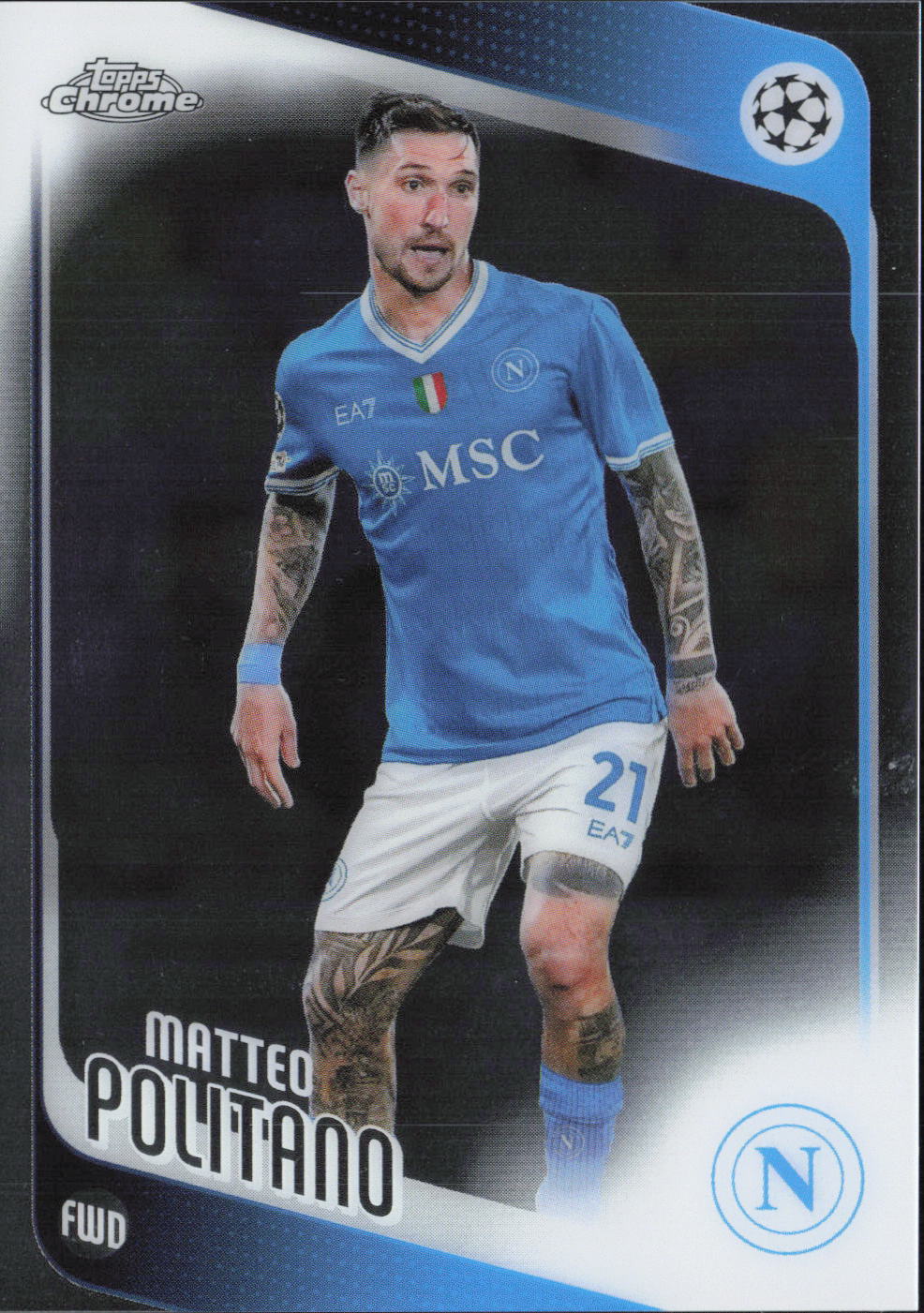 Matteo Politano Base Topps UEFA Club Competitions 7 NM