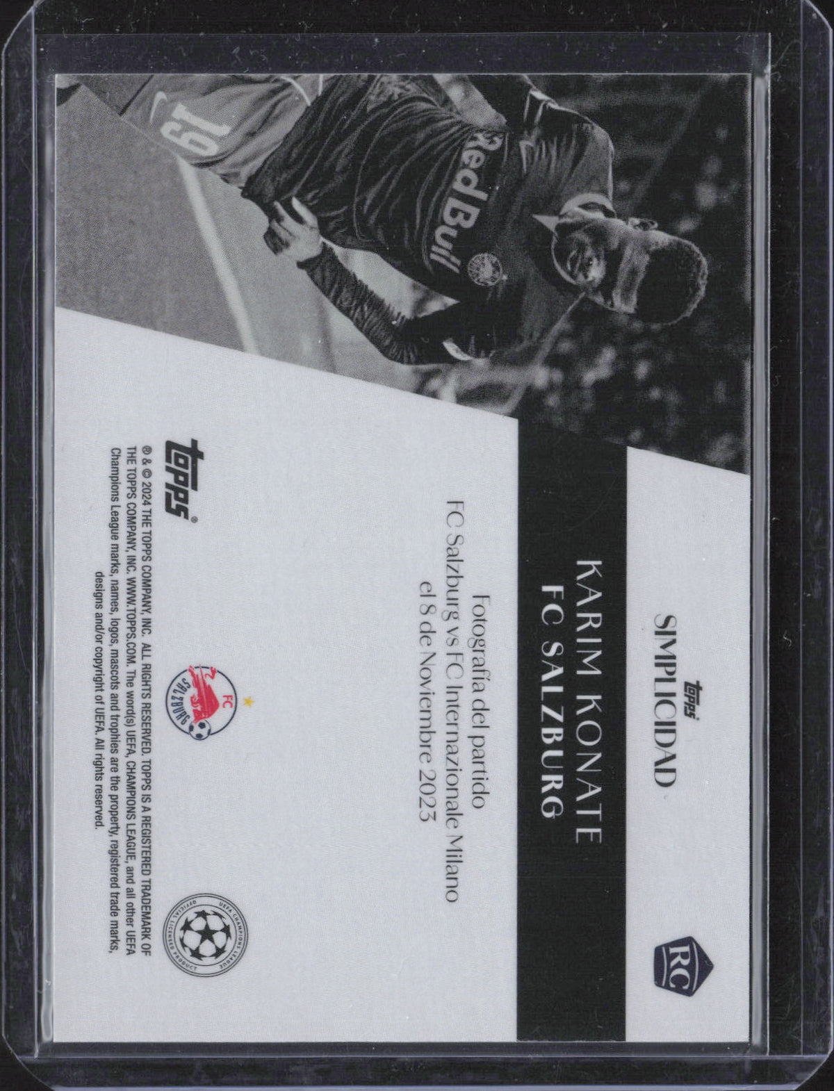 Karim Konate Topps Simplicidad UEFA Club Competitions /25NM