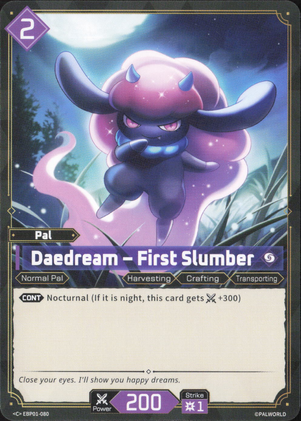 Daedream - First Slumber Common BP01: Dawn of Palpagos EBP01-080 NM