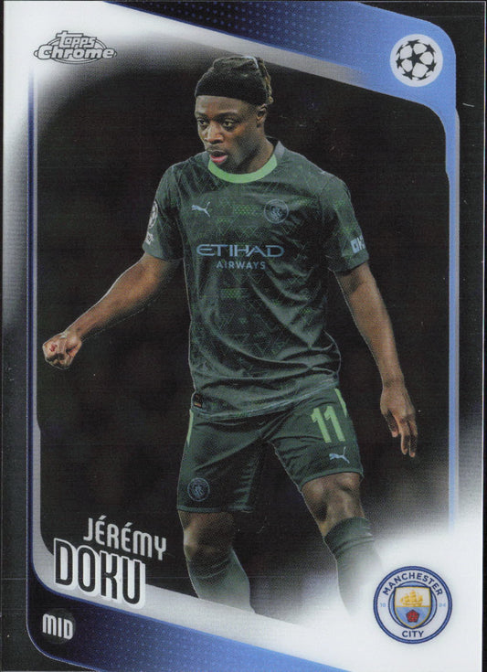Jérémy Doku Base Topps UEFA Club Competitions 47 NM