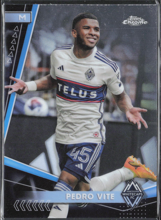Pedro Vite Base Topps Chrome Sapphire Edition MLS 158 NM