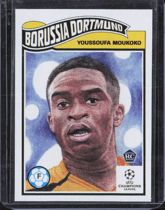 Youssoufa Moukoko Base Topps Living UEFA Champions League 256 NM