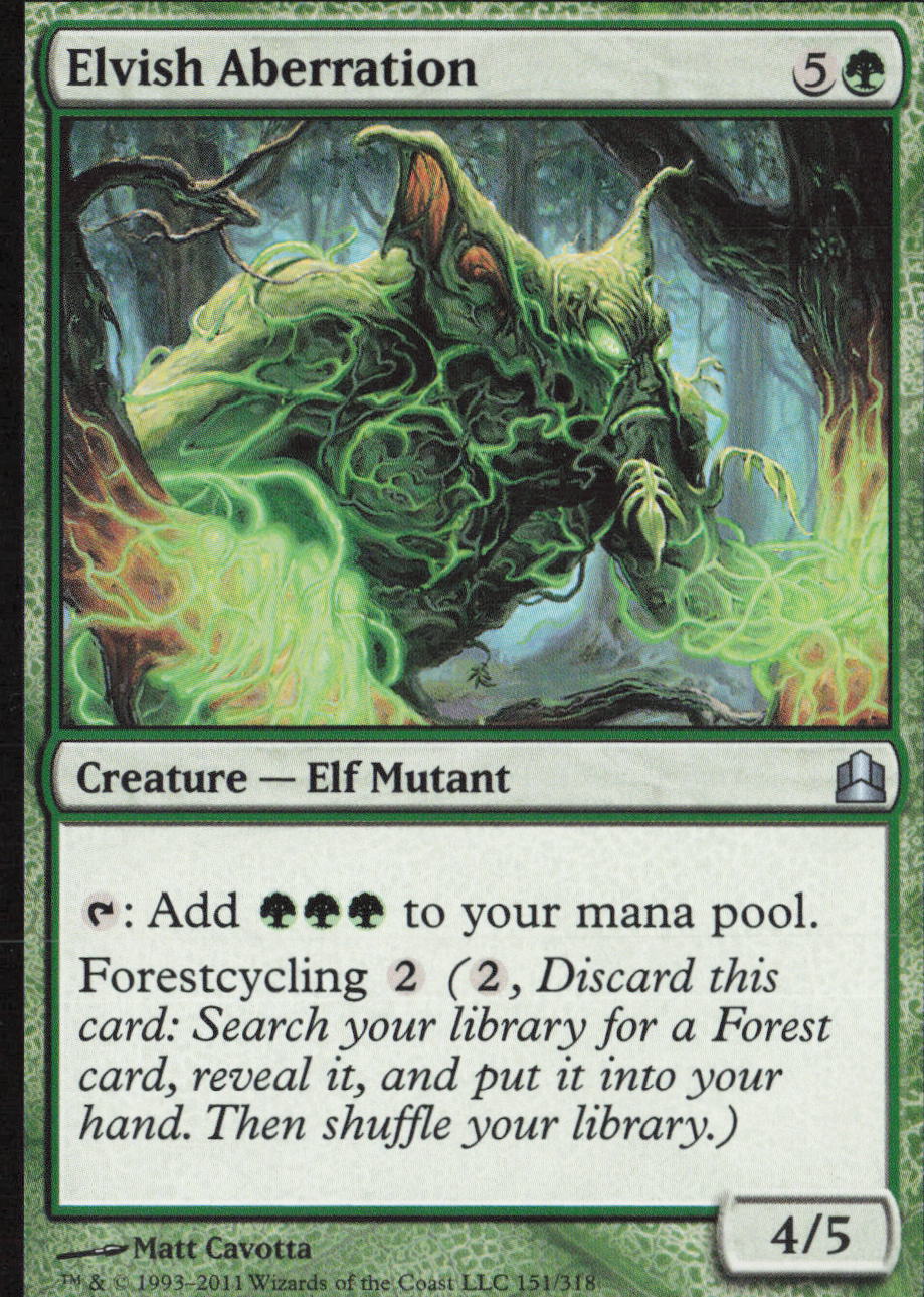 Elvish Aberration U Commander 151 NM