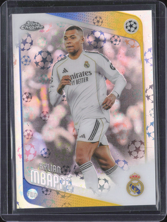 Kylian Mbappé Base Topps UEFA Club Competitions 112 NM