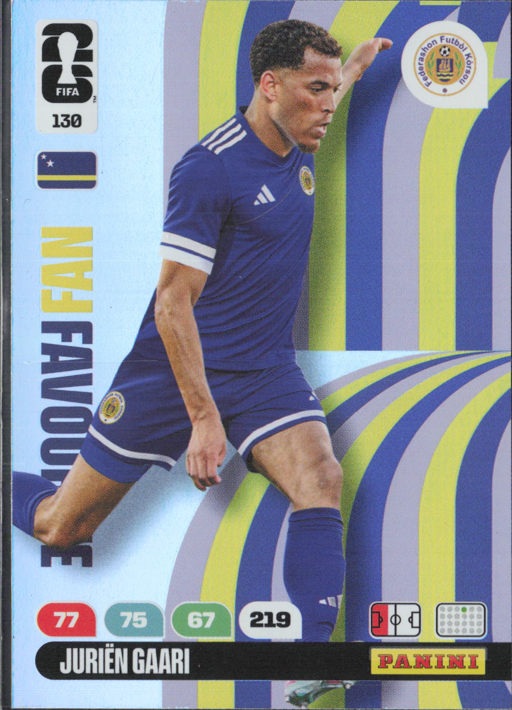 Jurien Gaari Base Panini Adrenalyn XL FIFA World Cup 130 NM