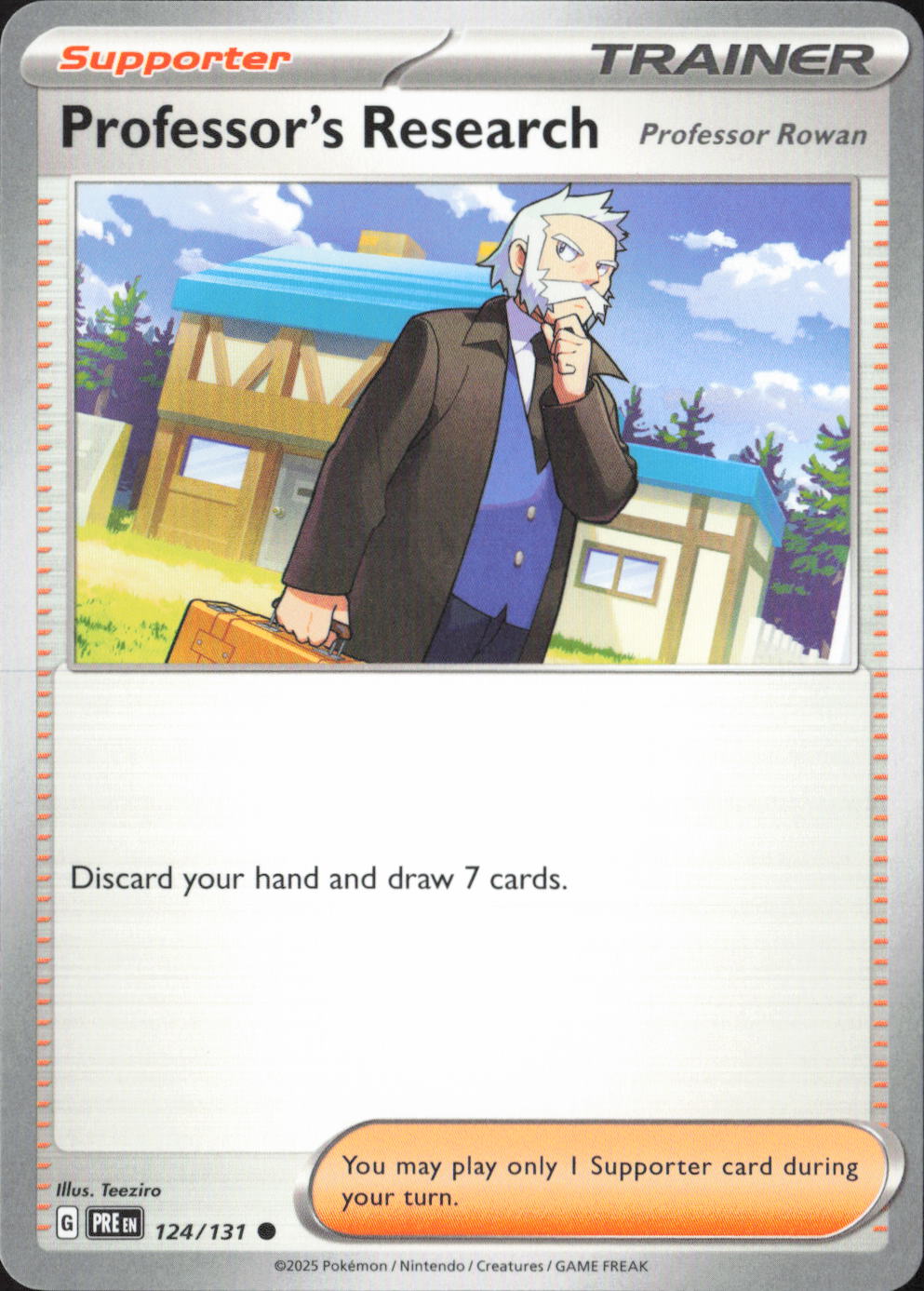Professor's Research [Professor Rowan] Common SV: Prismatic Evolutions 124/131NM