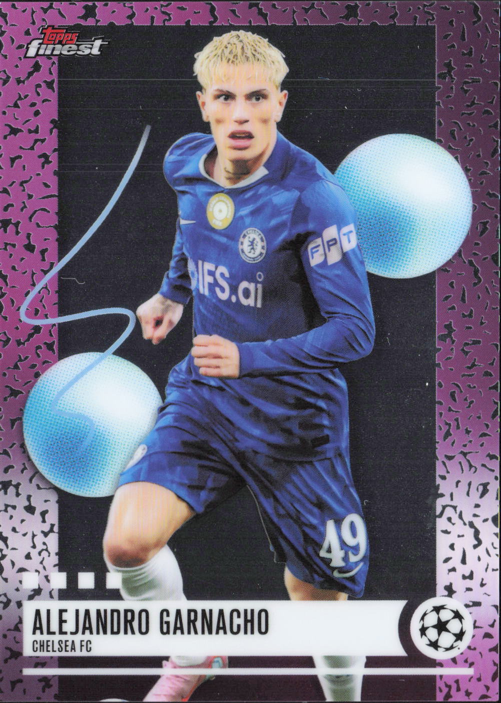 Alejandro Garnacho Base Finest UEFA Club Competitions 78 NM