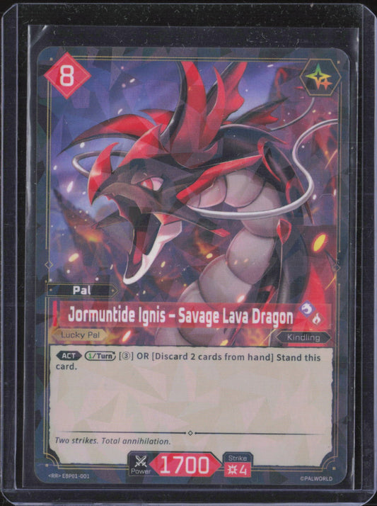 Jormuntide Ignis - Savage Lava Dragon Foil Double Rare BP01: Dawn of Palpagos NM