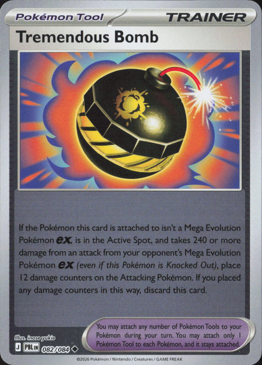Tremendous Bomb Uncommon ME05: Pitch Black 082/084 NM