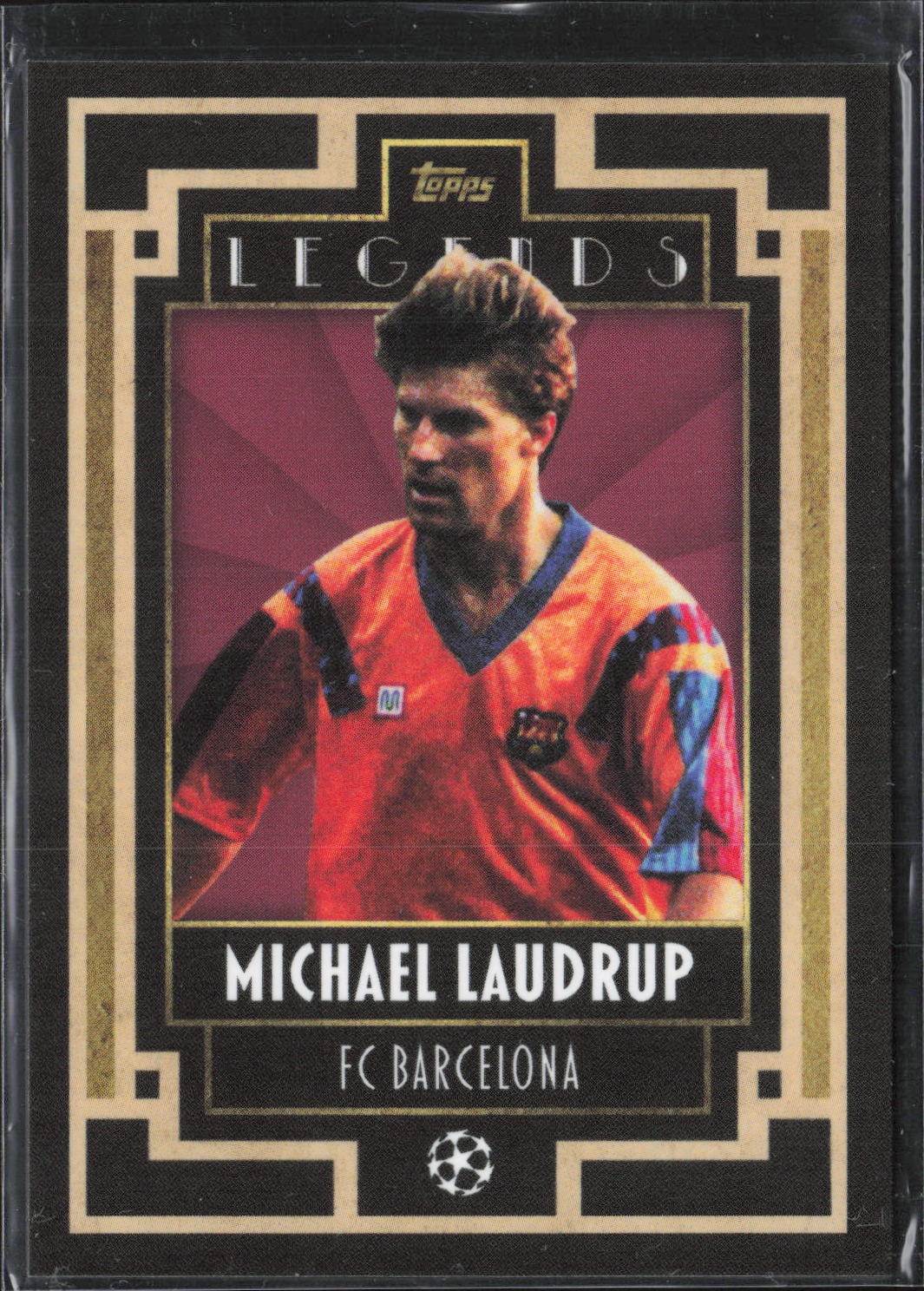 Michael Laudrup Base Stadium Club Chrome UEFA Champions League 13 NM