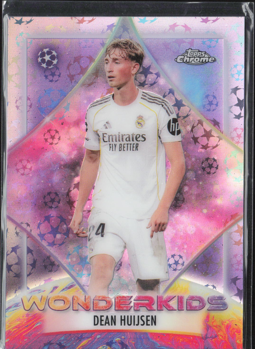 Dean Huijsen Topps Chrome - Wonderkids - NM