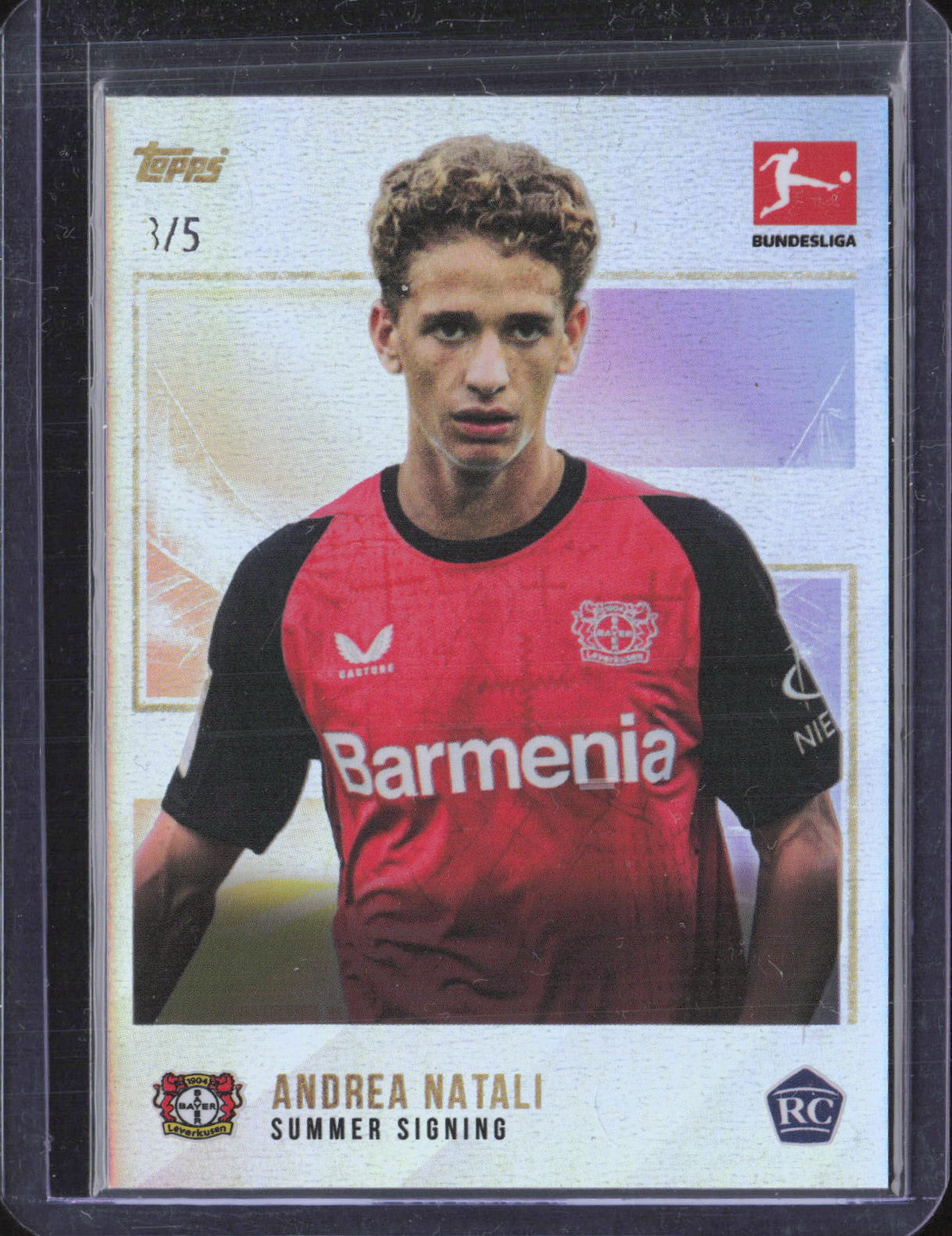 Andrea Natali  Topps Chrome UEFA Club Competitions /5 NM