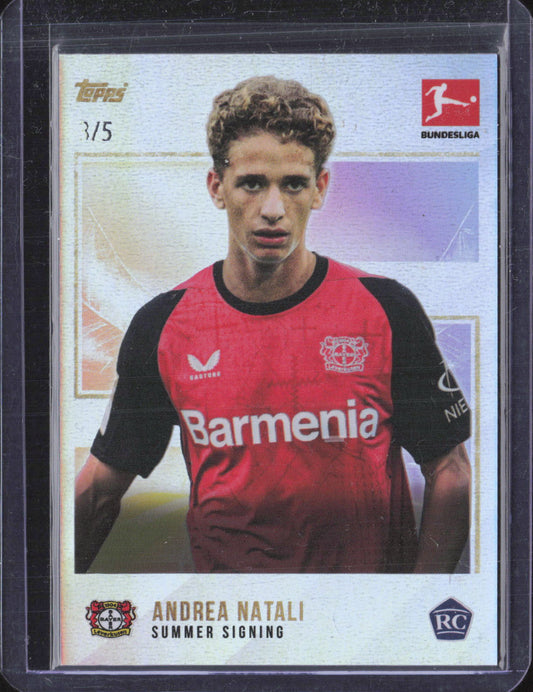 Andrea Natali  Topps Chrome UEFA Club Competitions /5 NM