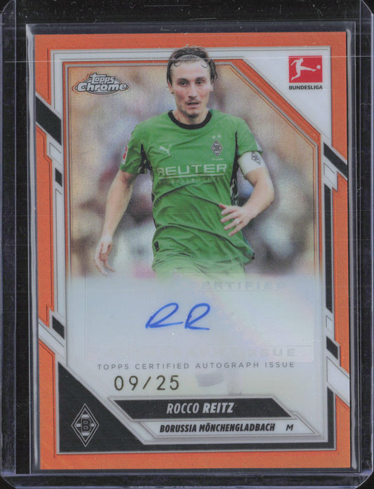 Rocco Reitz Auto Orange /25 – 2025-26 Topps Chrome