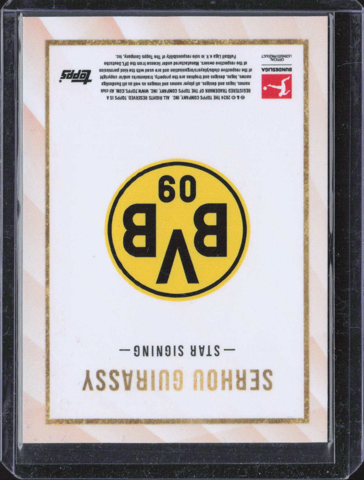 Serhou Guirassy Auto Orange /49 – Topps Star Signing