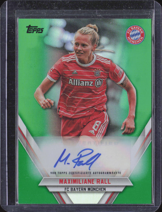 Maximiliane Rall Auto Green /20 – Topps Bayern München